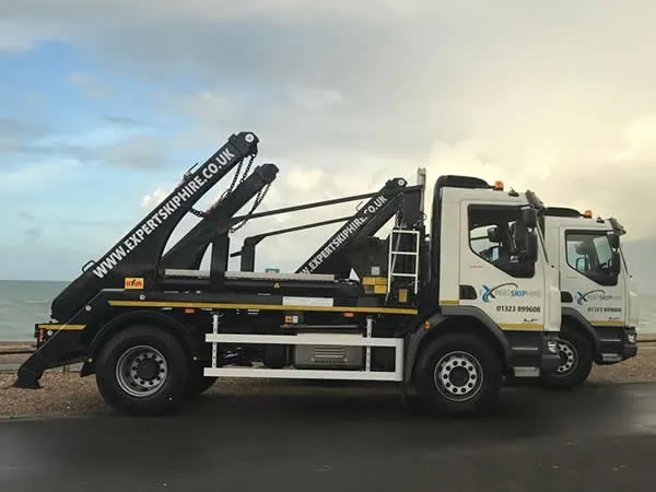 skip lorry with no skip